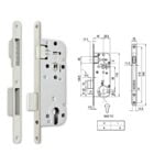 Euro-Elzett MIDI 7-C Magnetic cilinderes bevésőzár 40/90 mm