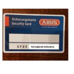Kulcsmásolás kódkártya alapján Abus XP2