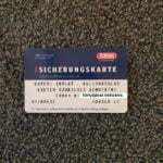 Kulcsmásolás kódkártya alapján Abus Bravus 1000