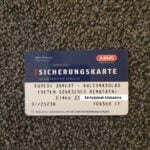 Kulcsmásolás kódkártya alapján Abus Zolit 2000