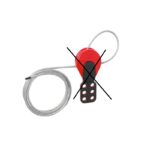 ABUS Safelex C506C LOTO munkavédelmi kábeles kizáró - CSERE KÁBEL -