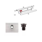 Dorma G-N csúszka+csavar (TS91, TS92, TS93 ajtócsukókhoz)